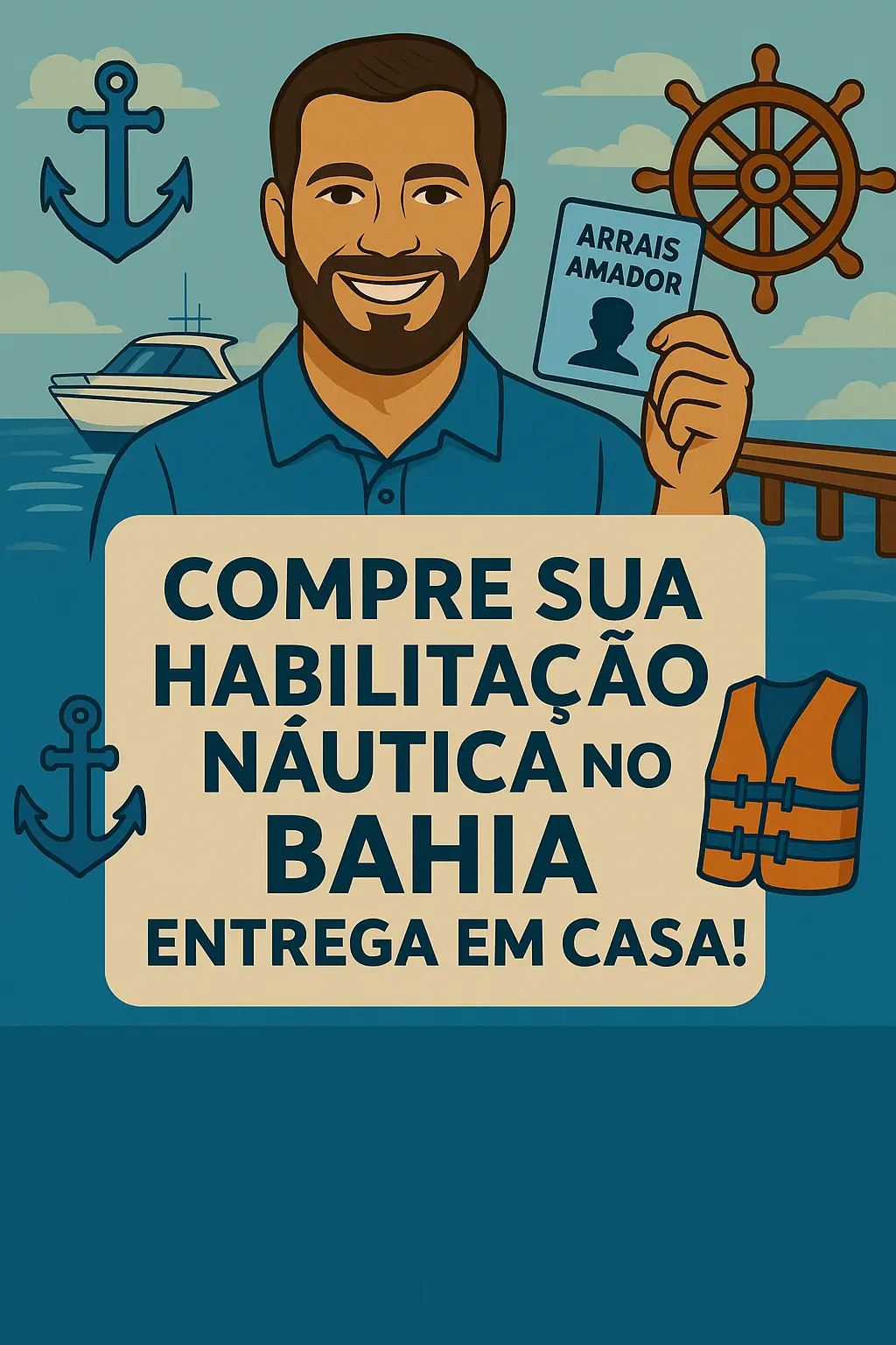 Como comprar Arrais Amador na Bahia